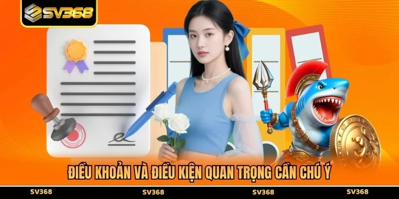 Điều khoản và điều kiện quan trọng cần chú ý